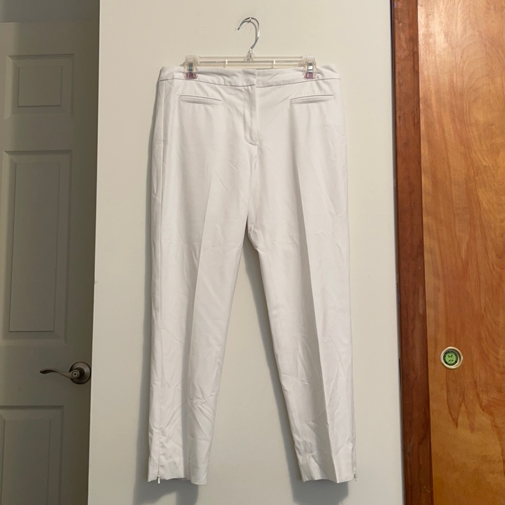 Talbots Heritage Ankle Pants- White- 8P